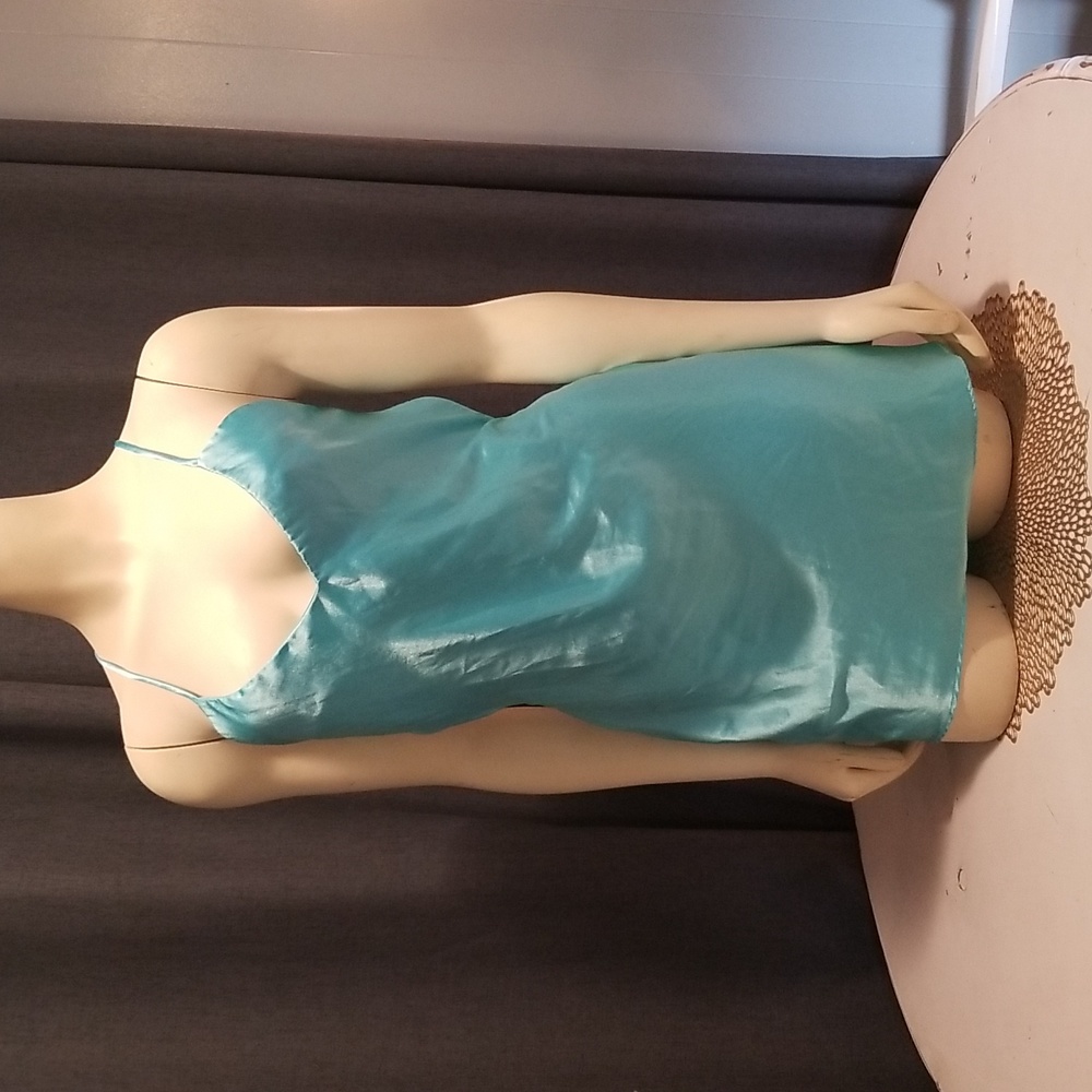 VINTAGE 2001 Victoria's Secret Slip Dress lingerie blue xsmall - Picture 6 of 11